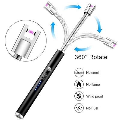 Rechargeable Flameless Arc Lighter Flexible