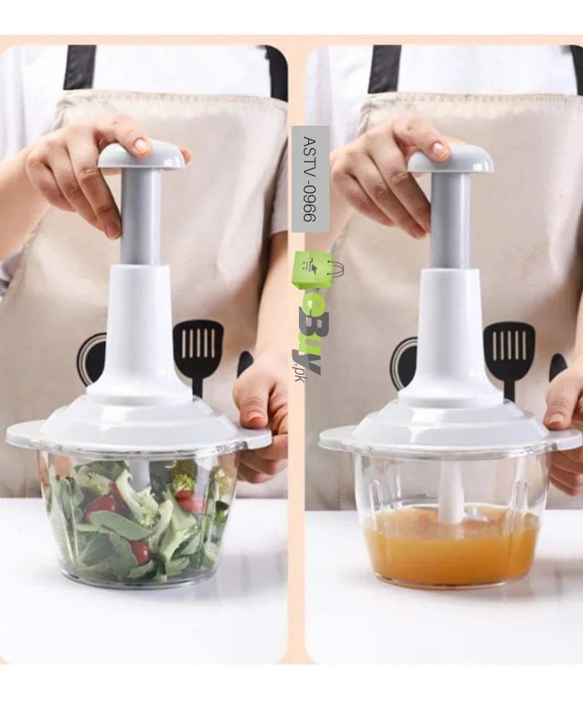 Manual Hand Press Food Chopper