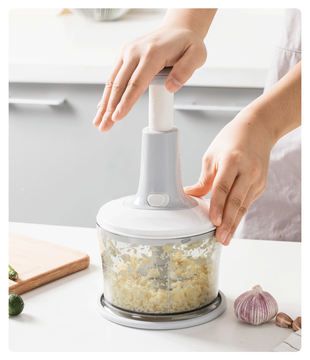 Manual Hand Press Food Chopper