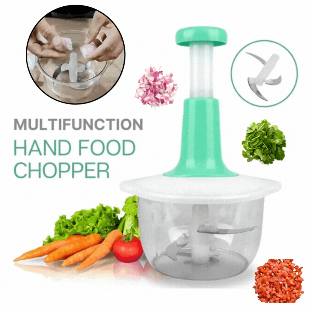 Manual Hand Press Food Chopper